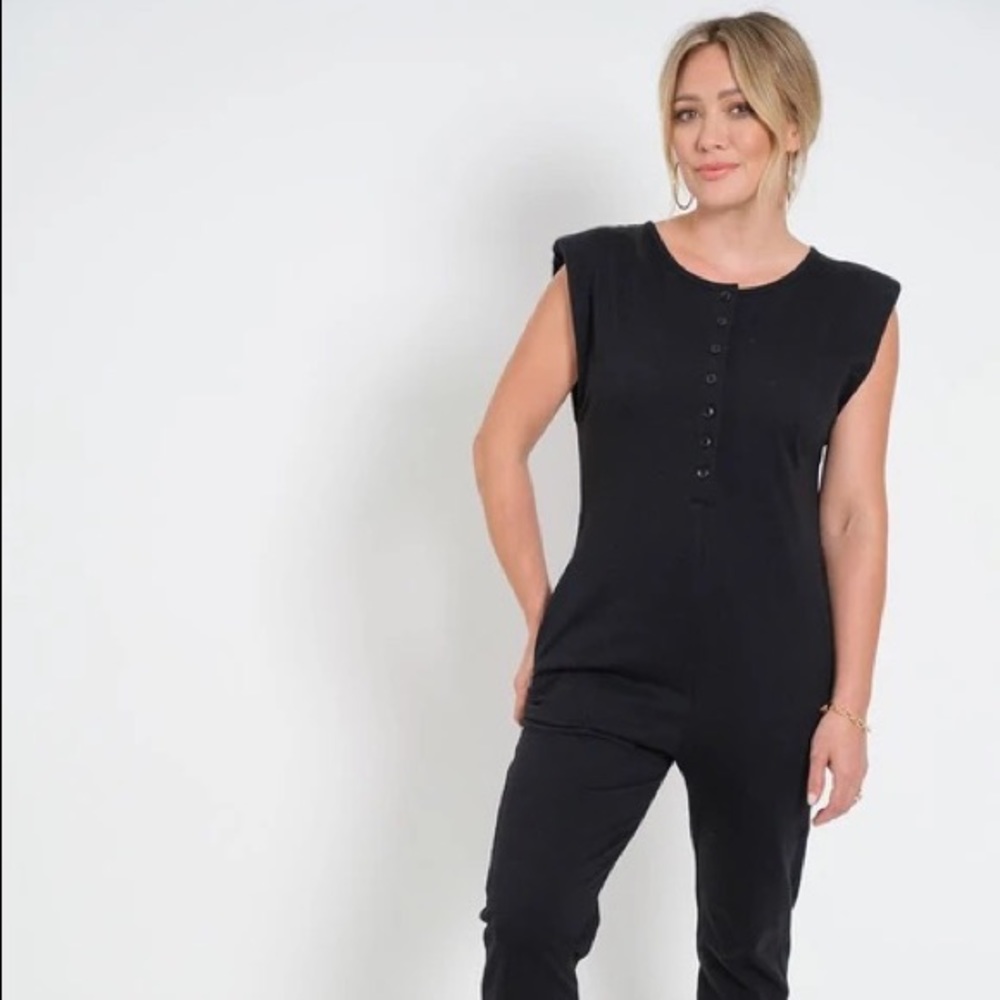 Black Sleeveless Jumpsuit